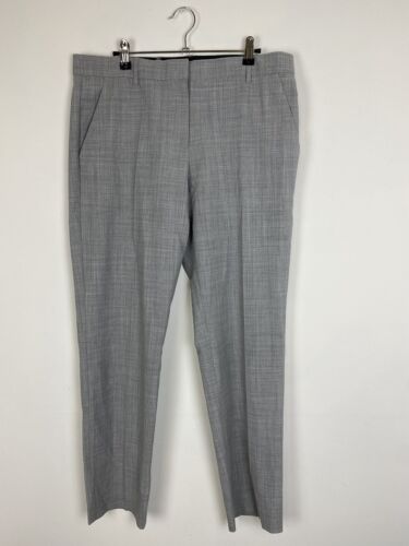 GAP True pantaloni da donna dritti, taglia 10 R, grigio chiaro pantaloni abiti erica - Foto 1 di 7