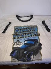 Hollister California 10th Anniversary Street Festival  Car Show Tshirt 7/20/96