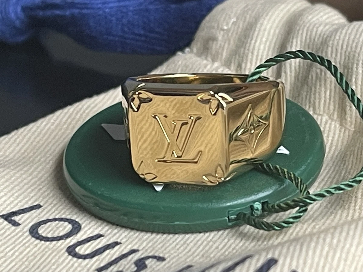 lv monogram ring mens