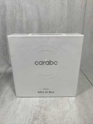 Carabc Wireless Mini Ai Box Black Apple Android Auto CarPlay Adapter - Sealed
