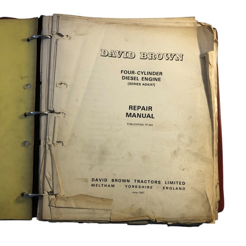 David Brown Tractor Workshop Service Repair Manual Diesel Engines & Transmission - Picture 8 of 21