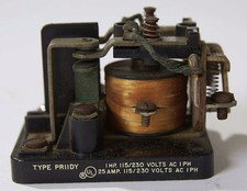 POTTER  BRUMFIELD TYPE PRIIDY RELAY 1HP, 115/230V AC 1PH, 25 AMP, 115/230V AC