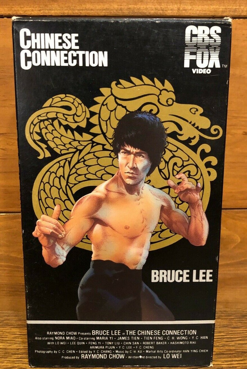 ★BRUCEページ★ Chinese Connection Bruce Lee 6121 VHS Video 1990 in orginal