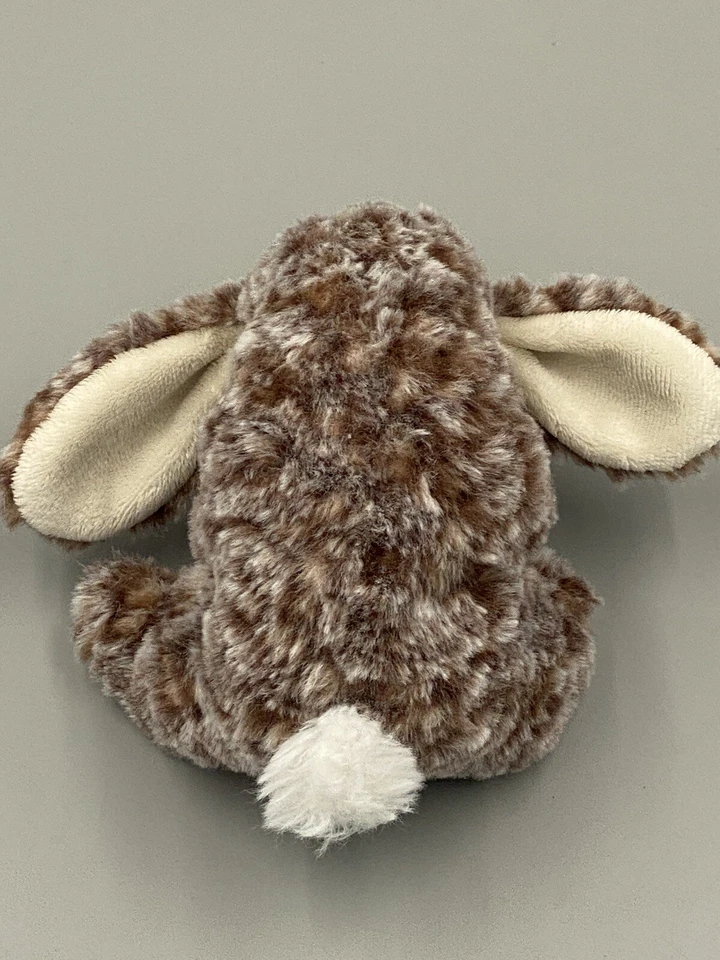 Douglas 5” Bunny Plush Brown Rabbit Realistic Plush Stuffed Toy Floppy ears - Image 3 of 4