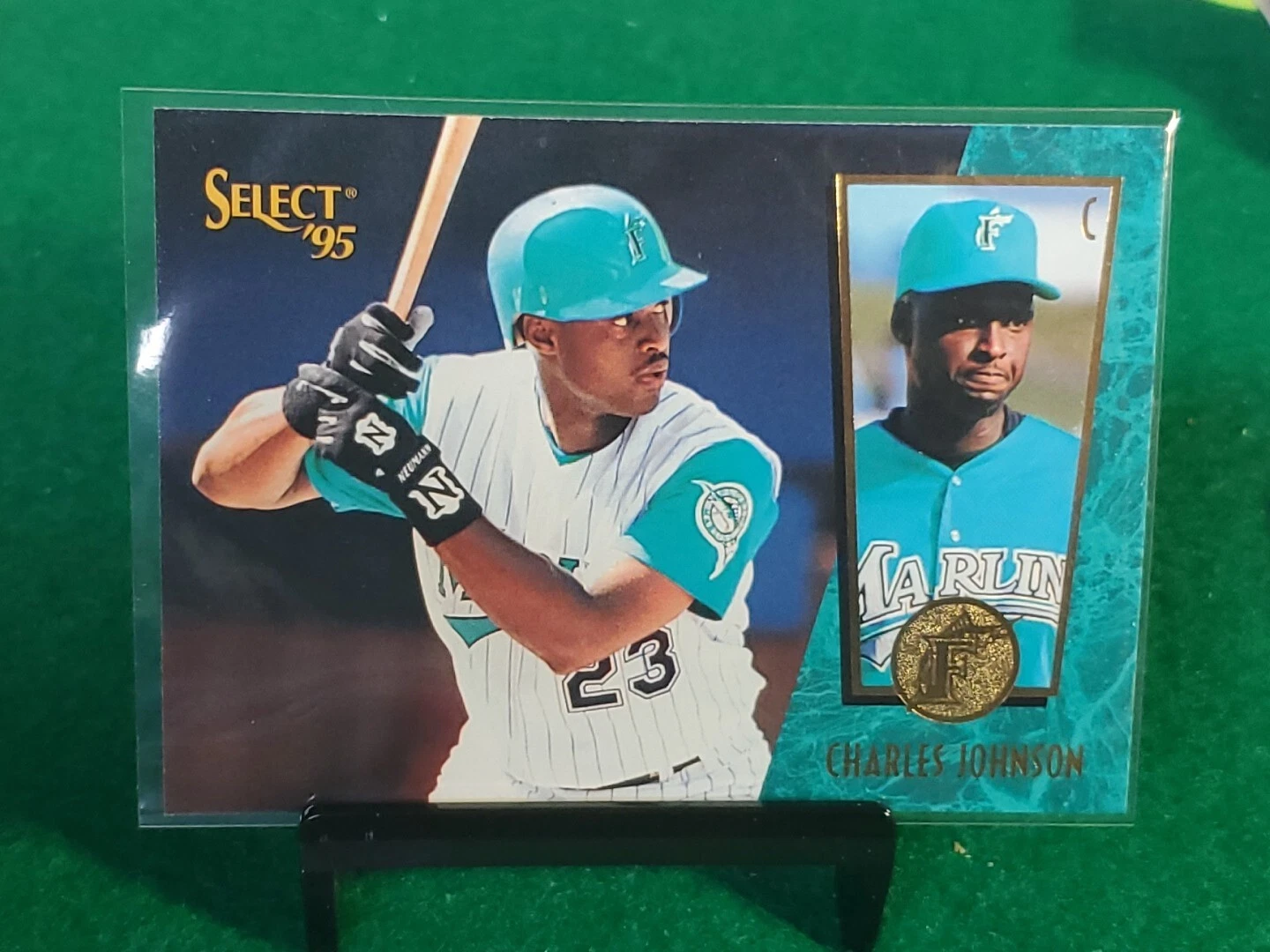 Charles Johnson trading card