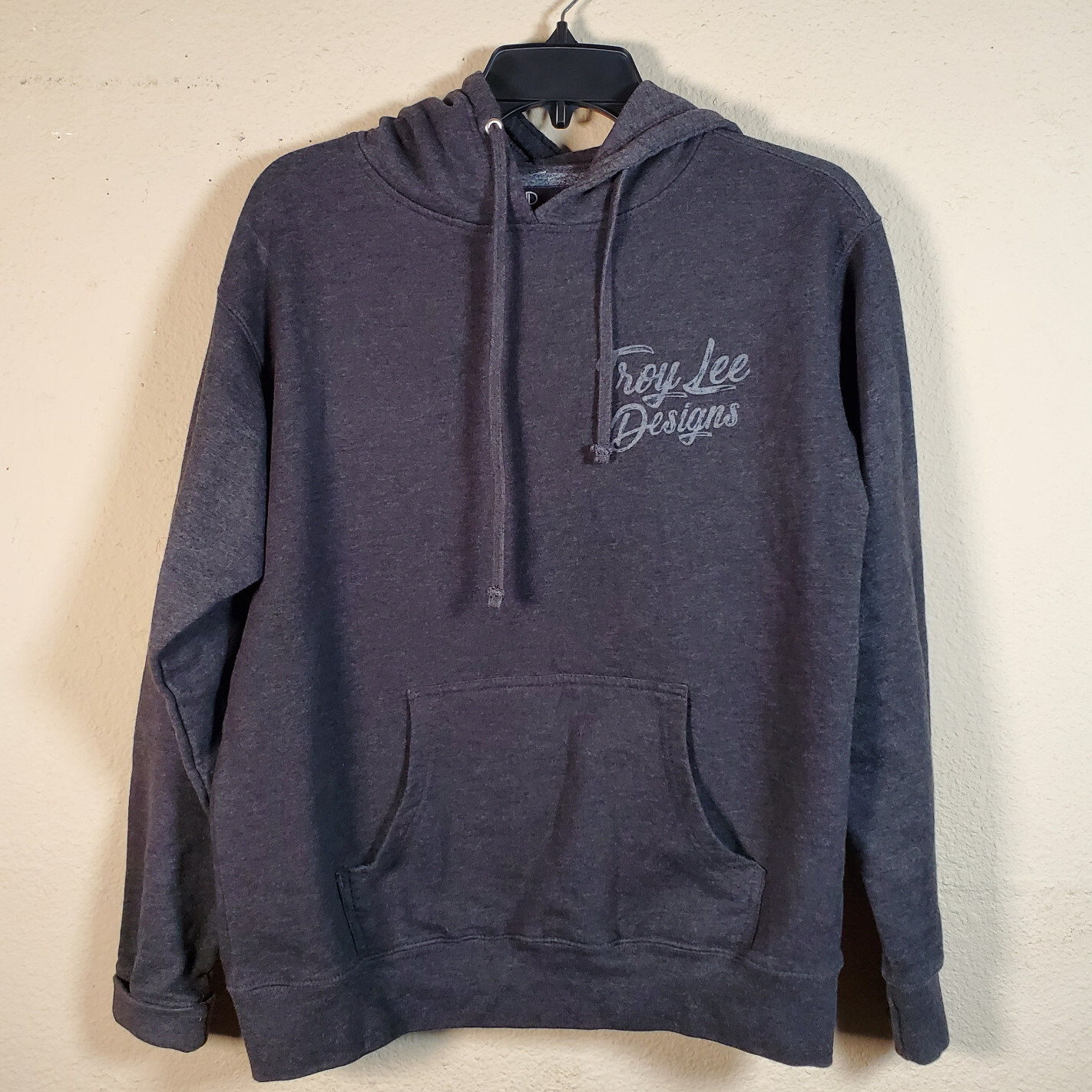 Troy Lee Designs TLD Signature Pullover Hoodie Charcoal Grey Men's Size Medium
