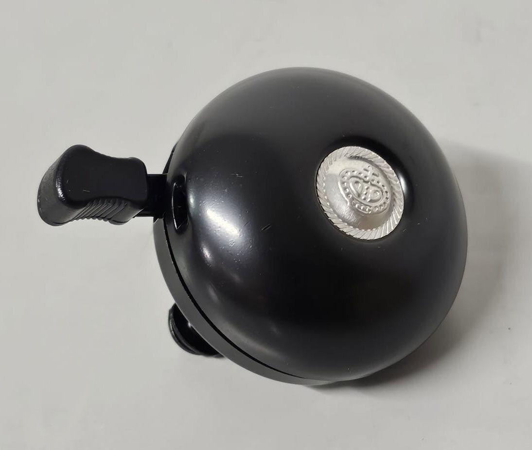 CLASSIC ROYAL CROWN SPINNER BELL VINTAGE SCHWINN CRUISER HANDLEBAR BIKE BLACK