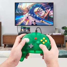 Wired N64 Controller Compatible With Nintendo 64 N64 Joystick Video Game Console