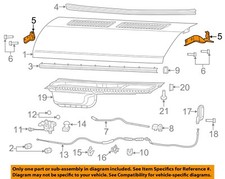 CHRYSLER OEM 14-22 ProMaster 1500 Hood Hood Components-Hinge 68095734AA