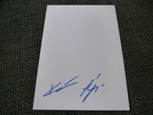 Autografo firmato AGNES KOVACS su scheda 15x21 cm OLYMPIA LOOK di persona - Foto 1 di 1