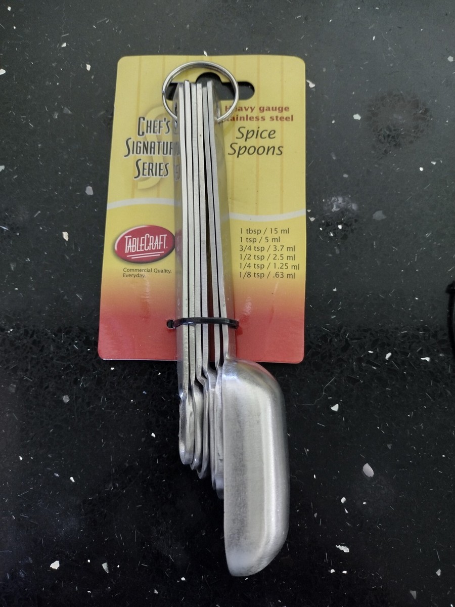 専用　レジン4 Chef's Series, Heavy Duty Gauge Stainless Spice Measuring Spoons