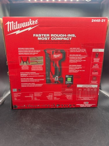 Milwaukee Stapler Kit(2448-21) TOOL ONLY AK0625OOY (NSP013841) - Picture 2 of 5
