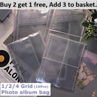 10Pcs A5 Binder Sleeves 1P 2P 4P Photo Album Binder Refill Inner Card Photocard