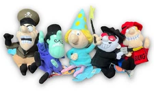 Rocky & Bullwinkle Plush Lot Beanbag Stuffins CVS Boris Fearless Leader 2000