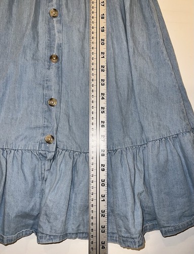 Japna Women's Size XS Dress Blue Chambray Sleeveless Button Up Fit & Flare NWT - Picture 8 of 22