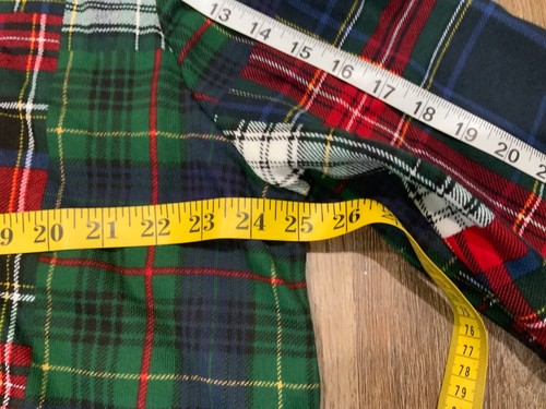 New Polo Ralph Lauren Patchwork Plaid Full Zip Fleece Hoodie Men’s Sz XL - Picture 7 of 10