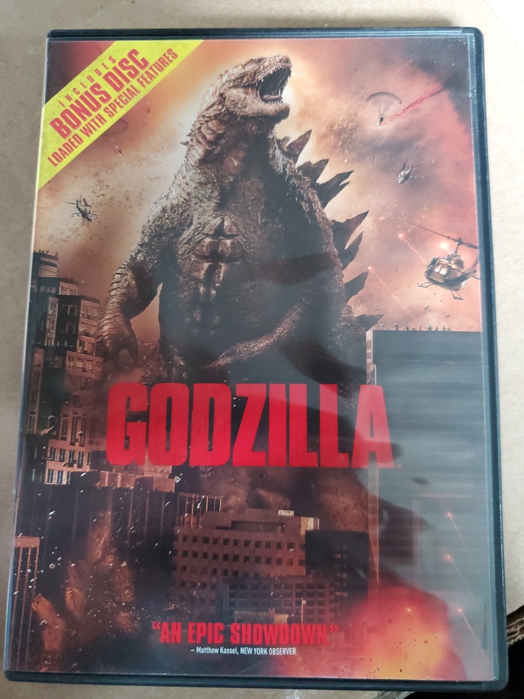 Godzilla (DVD, 2014) Combined Shipping Available