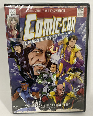 Comic-Con Episode IV - A Fan's Hope (DVD, 2012) Stan Lee - Brand New Sealed