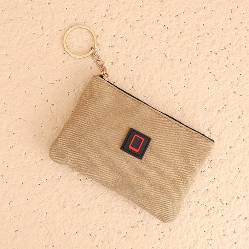 Portable Canvas Wallet Purse Zipper Mini Coin Key Bag Money Pocket Coins Purse , - Picture 21 of 21