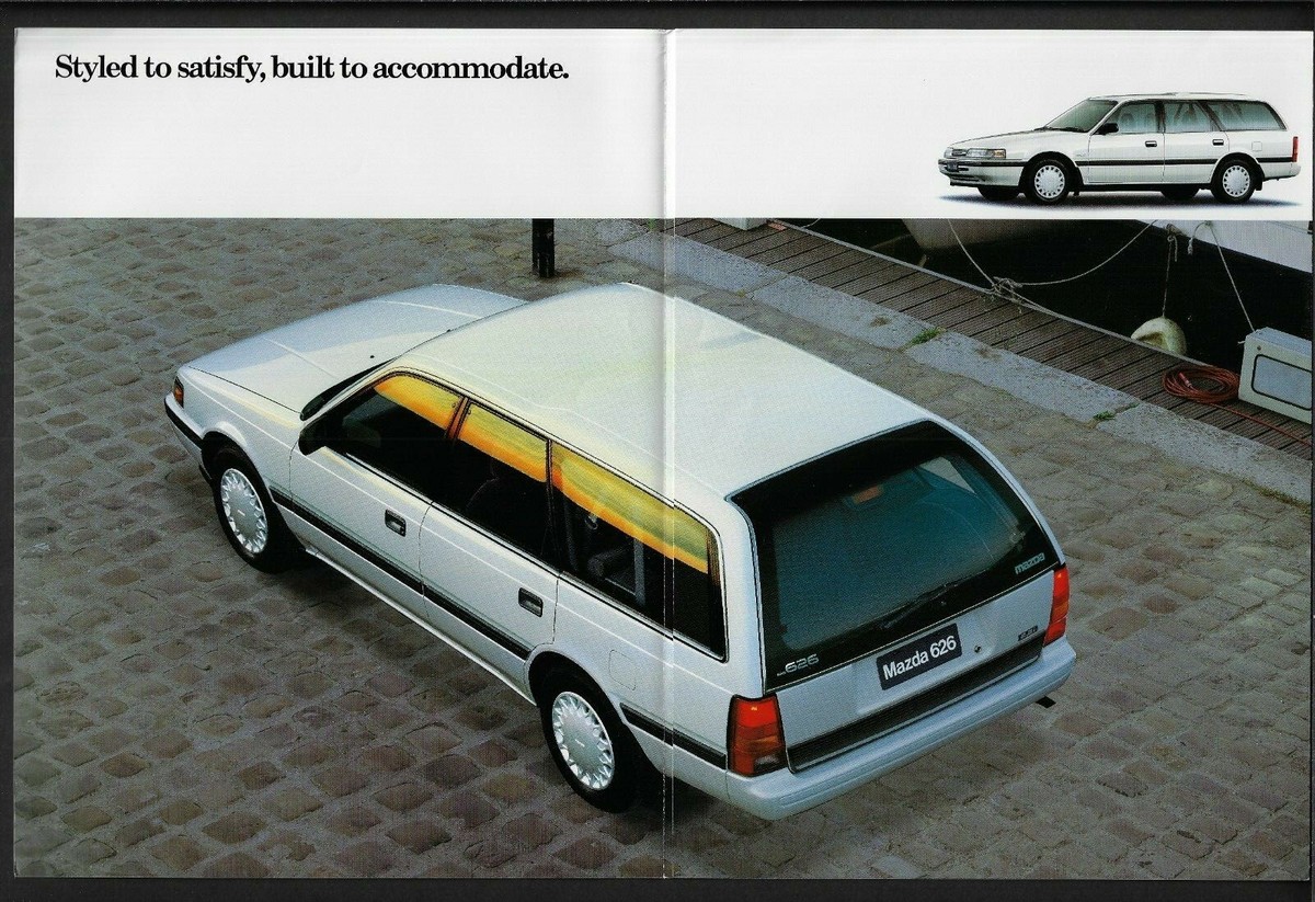 MAZDA 626 STATION WAGON 6 PAGE FOLDOUT TYPE BROCHURE | eBay