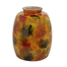 Aspen Creative 23110-1 Transitional Art Glass Shade 5.5"x4.6" Multi-Color Design