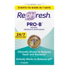 SM Rephresh Pro-B Probiotic Feminine Supplement 30ct 3 Pack 