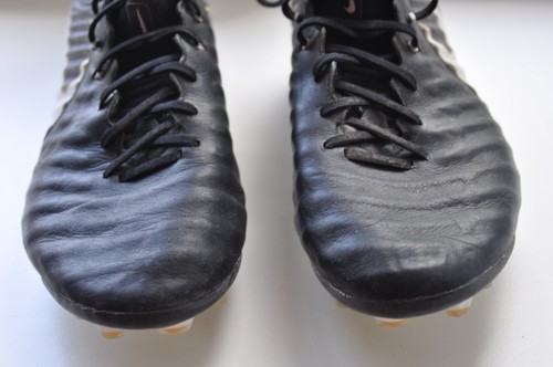 Nike Tiempo Legend VII FG Socesser Cleat Black White Gold UK7/US8/41 - Picture 9 of 9