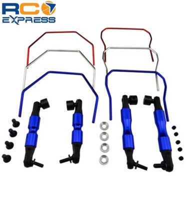 Kit Barres Stabilisatrices Avant/Arrière Traxxas Pour Slash 4x4, Stampede, Rustler, Rally - Réf. SLF311