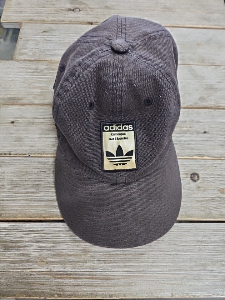 Adidas La Marque Aux 3 Bandes Cap Hat Adult Mens Adjustable