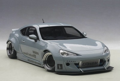 AUTOART ROCKET BUNNY TOYOTA 86 CONCRETE GREY/BLACK WHEELS 1:18 