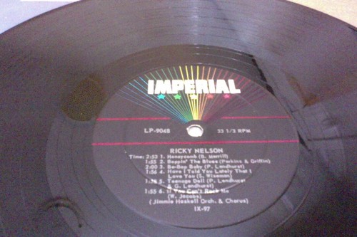 SELTEN NEUWERTIG - Original 1958 LP Album Ricky Nelson RICKY Imperial LP 9048 Carl Perkins - Bild 12 von 20
