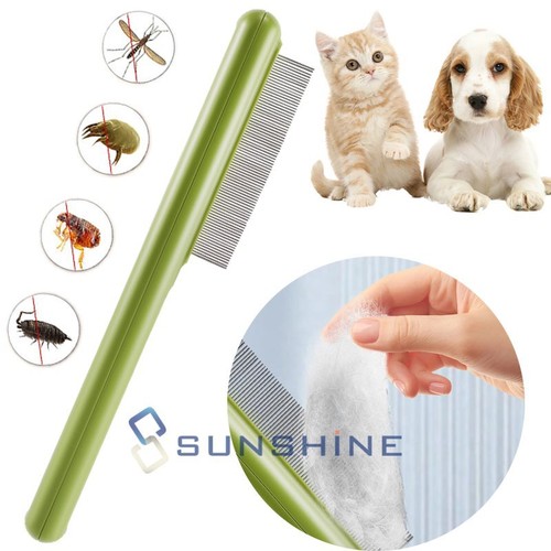 Manual Flea Comb-great For Dogs & Cats Pet Brush Safe Anti Tick Control