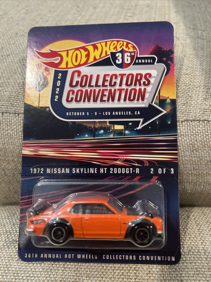 Hotwheels Convenção Skyline HT B Hot Wheels 36th 2022 LA Convention 1972 Nissan Skyline HT