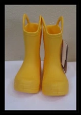 Bearpaw Yellow Rubber Rain Boots Todder Size 3 NEW