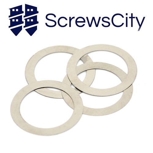 A2 Stainless Steel Shim Washers Shims 0.1mm 0.2mm 0.5mm 1mm Thick DIN