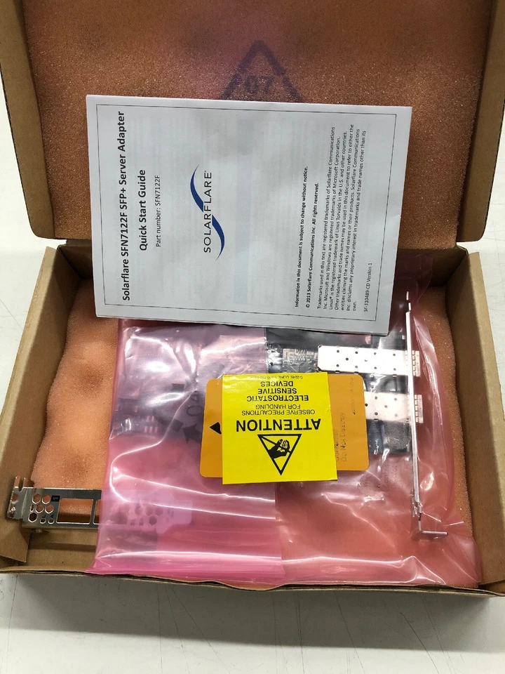 Solarflare Flareon SFN7002F dual-port 10G Ethernet SFP+ server adapter - Image 3 of 4