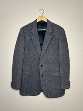 Harris Tweed Wool Blazer Size 44R