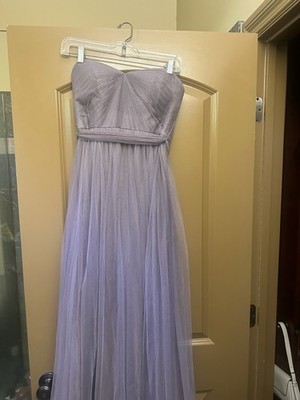 Jenny Loo Collection Women s Dress Size 2 Dusty Purple Tulle Strapless
