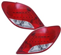 RüCkleuchten Set FüR Peugeot 207 2009- Heckleuchten RüCklichter