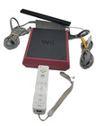 Nintendo Wii Mini Console Red RVL-201 USA Controller All Cables Bundle Tested