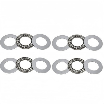 DEEG 4 PCS AXK2035 2AS Needle Roller Thrust Bearings with 4 Washers, 20mm Inn...