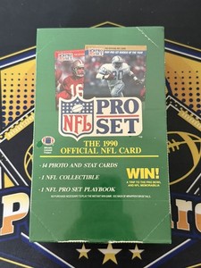 1990 Pro Set Football Box | eBay