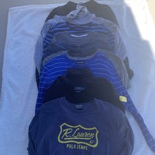 Lot of 10 USED Ralph Lauren Polo Shirts Size M-L All Shirts