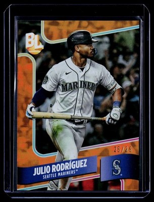 2024 Topps Big League - Wrapper Redemption JULIO RODRIGUEZ WR-78 Orange Foil /25