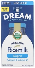 Hain Celestial Non-Dairy Original Enriched Rice Dream Beverage 64 Ounce (pack 1)