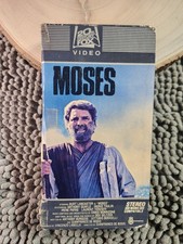 RARE Moses VHS CBS Fox Video Hi-fi Stereo 1984. See PHOTOS BURT LANCASTER