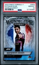2024 Topps Finest Formula 1 World’S Finest Esteban Ocon #WF9 PSA 10