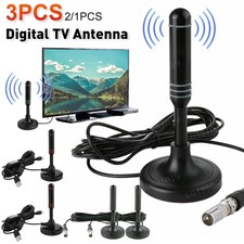 Portable HD TV Antenna DVB-T2 Freeview Aerial Indoor Outdoor Plug & Play