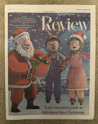 The Daily Telegraph Review Pullout 20th December 2025 20/12/25 Xmas TV Guide