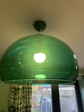 Kartell Designer  FI/Y (FLY) Pendant Ceiling Light Green Working Order Clean